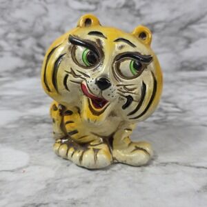 Vintage 1960s Sambo's Restaurant Advertising Tiger Coin Bank California HTF Rare